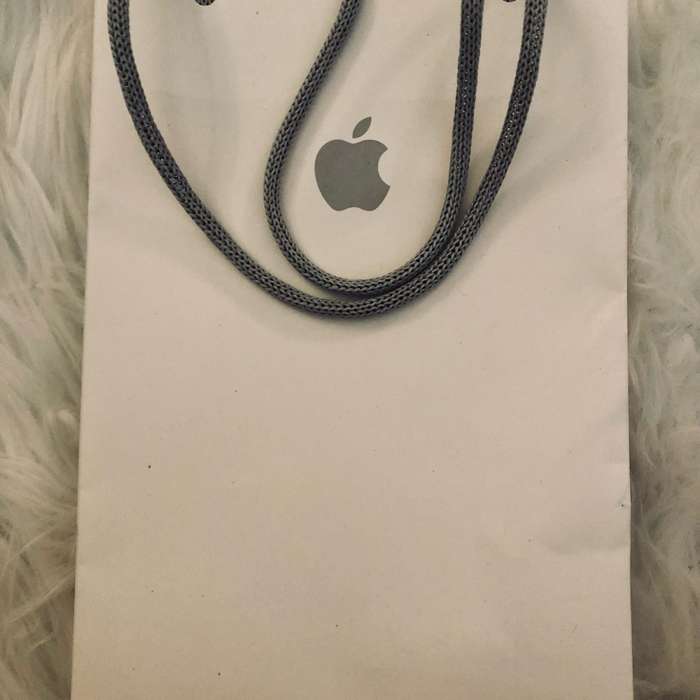 Apple White Paper Shopping Bag 🍎